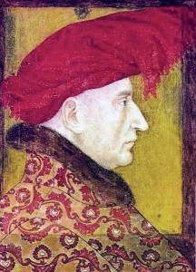 Retrat de Lluís II, marit de Violant.