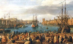 Interior del Port de Marsella. Joseph Vernet.